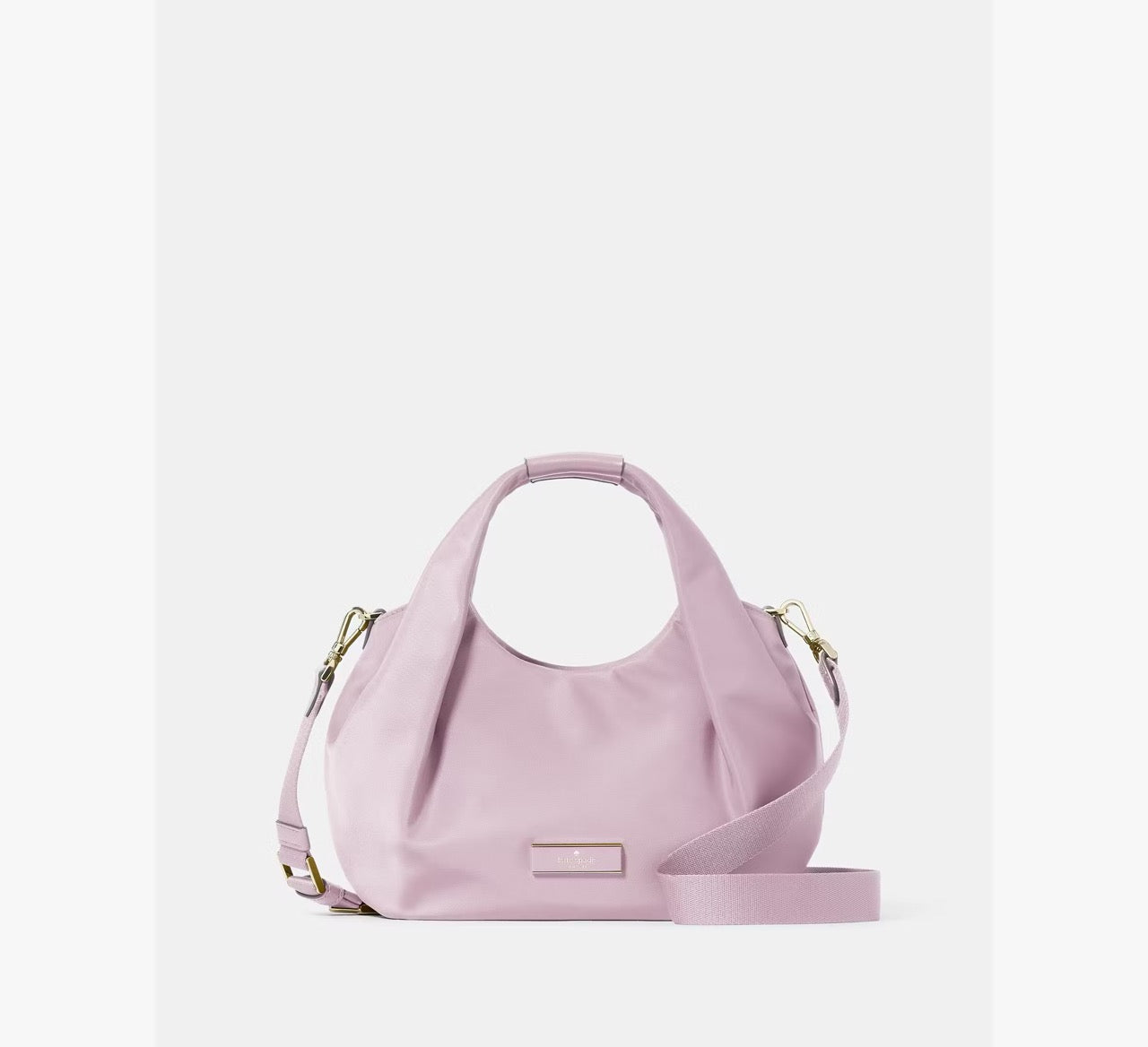 [INCOMING ETA 30 DAYS] Kate Spade Carter Nylon Small Pleated Crossbody in Lavender Smoke (KL965)