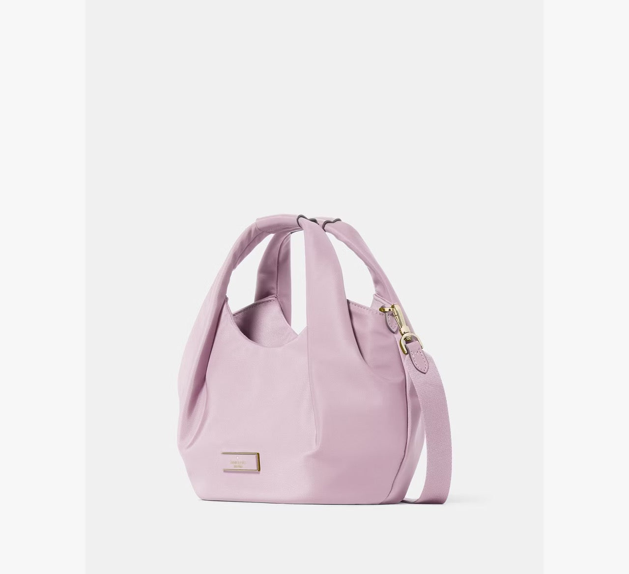 [INCOMING ETA 30 DAYS] Kate Spade Carter Nylon Small Pleated Crossbody in Lavender Smoke (KL965)