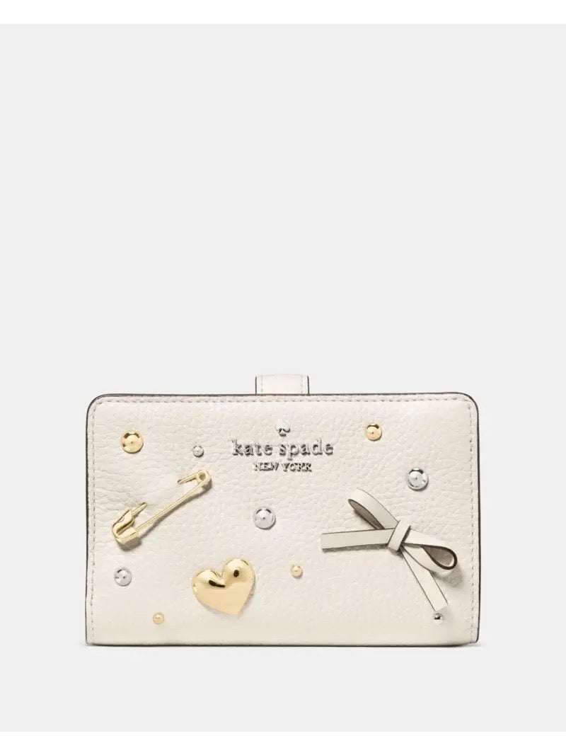 [INCOMING ETA 30 DAYS] Kate Spade Charmed Medium Bifold Wallet in Meringue Multi (KP275)
