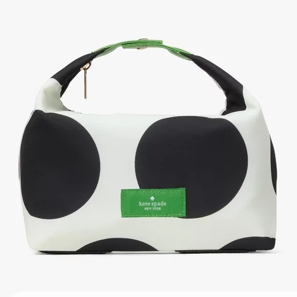 [READY STOCK MY] Kate Spade Cosmetic Pouch In White Multi (COSPOUCH)