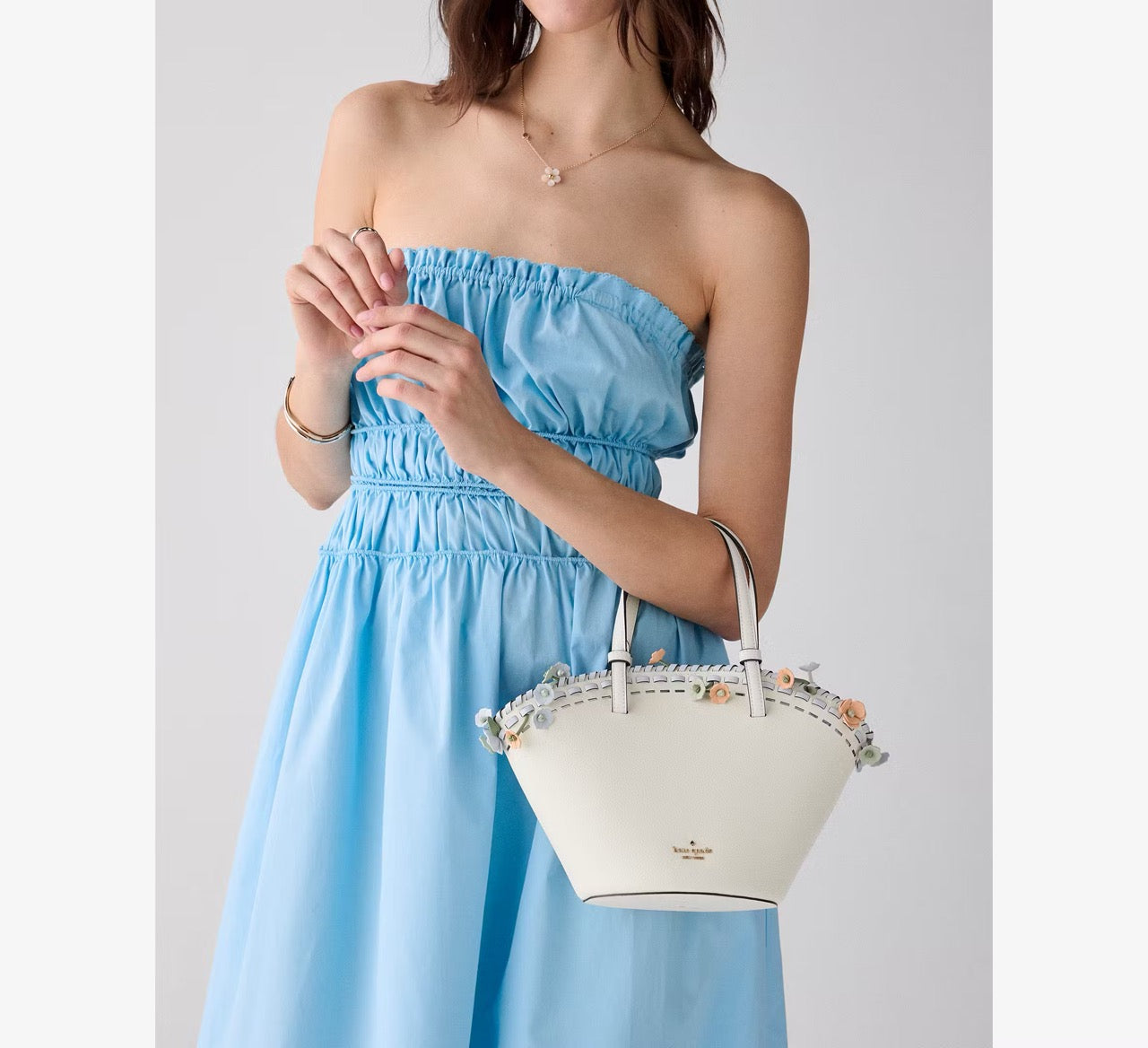 [WEB EXCLUSIVE][INCOMING ETA 30 DAYS] Kate Spade Dahlia Tote Bag in Meringue Multi (KO472)