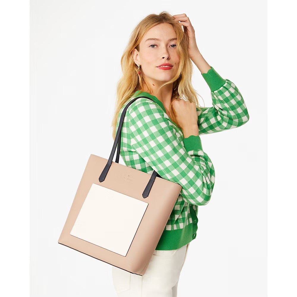[INCOMING ETA END MAY 2024] KS Daily Tote in Toasted Hazelnut Multi (K8213)