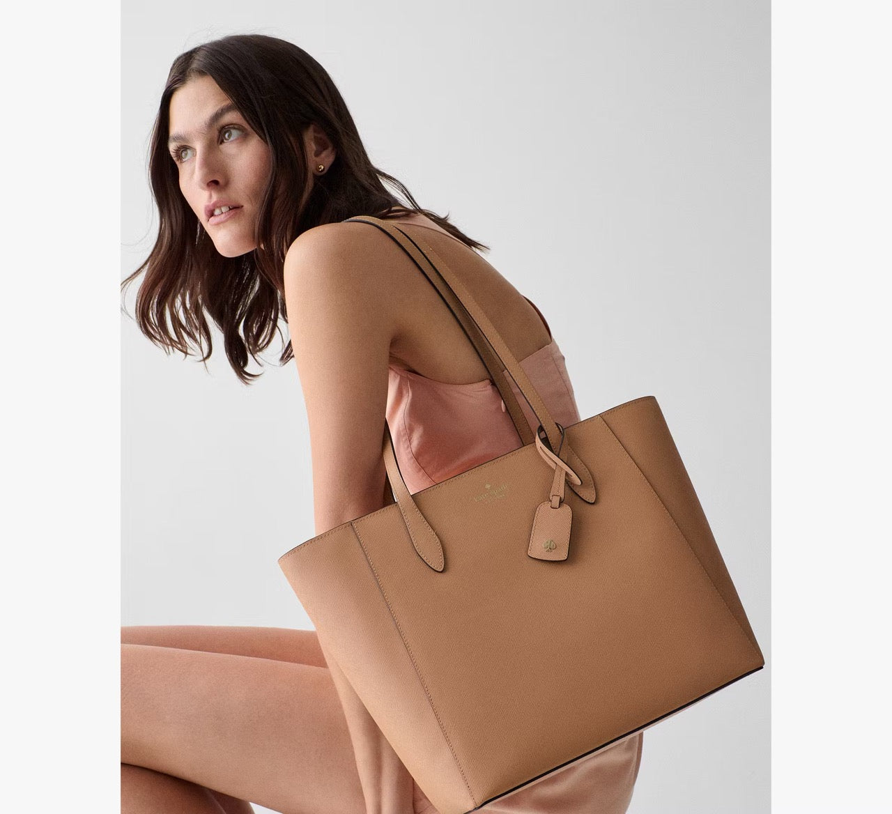 [READY STOCK MY] Kate Spade Dana Tote Bag in Tuscan Brown (KE473)