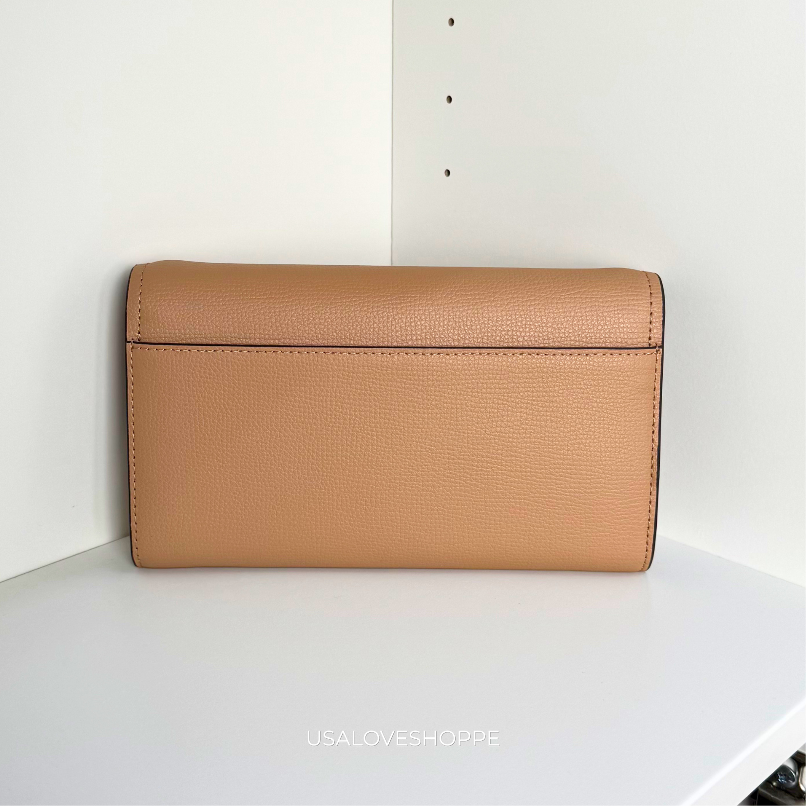 [READY STOCK MY] Kate Spade Darcy Chain Wallet Crossbody in Light Fawn (K6017)