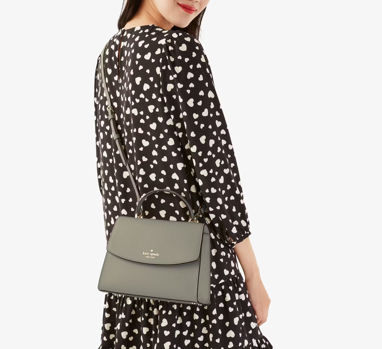 [READY STOCK MY] Kate Spade Darcy Top Handle Satchel in Dusky Pine (K4656)