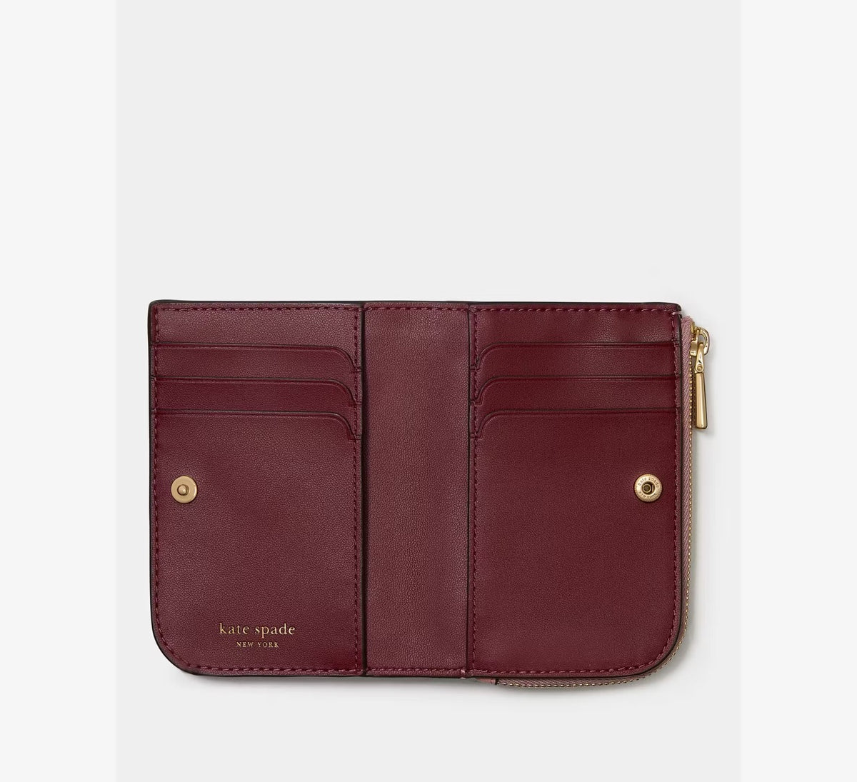 [WEB EXCLUSIVE][READY STOCK MY] Kate Spade Devin Small Compact Wallet in Dusk Rose (KM372)