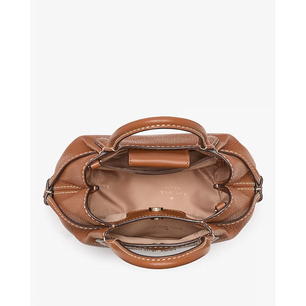 [INCOMING ETA 30 DAYS] Kate Spade Dumpling Mini Satchel in Warm Gingerbread (KM740)