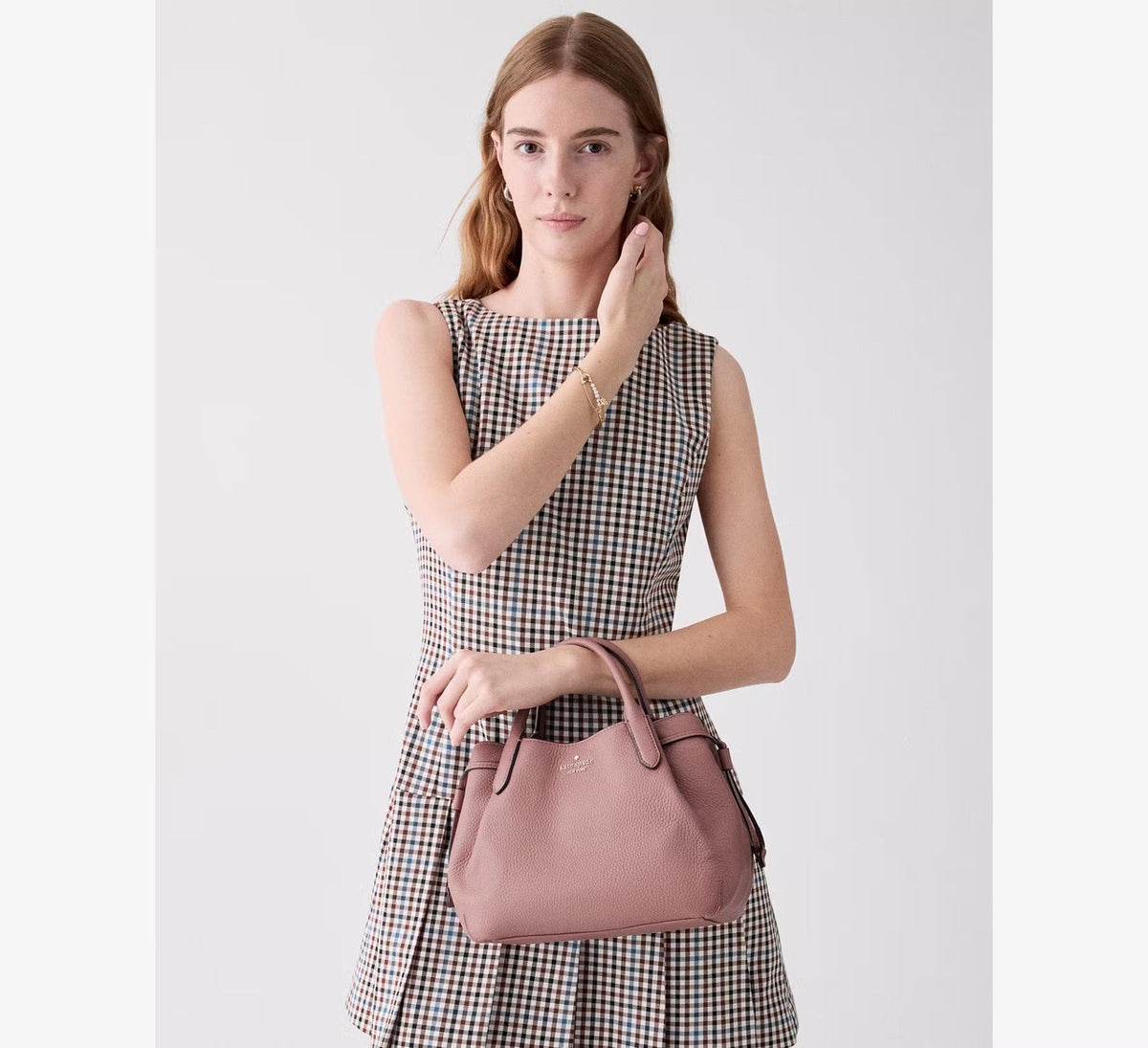 [WEB EXCLUSIVE][READY STOCK MY] Kate Spade Dumpling Satchel Bag in Dusk Rose (KP934)