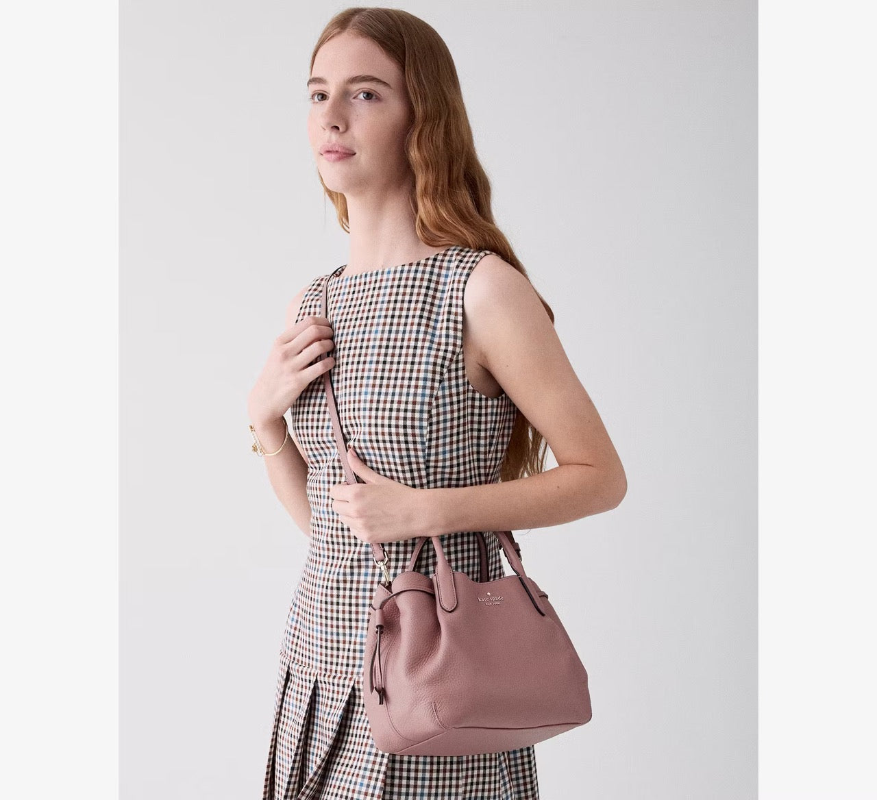 [WEB EXCLUSIVE][READY STOCK MY] Kate Spade Dumpling Satchel Bag in Dusk Rose (KP934)