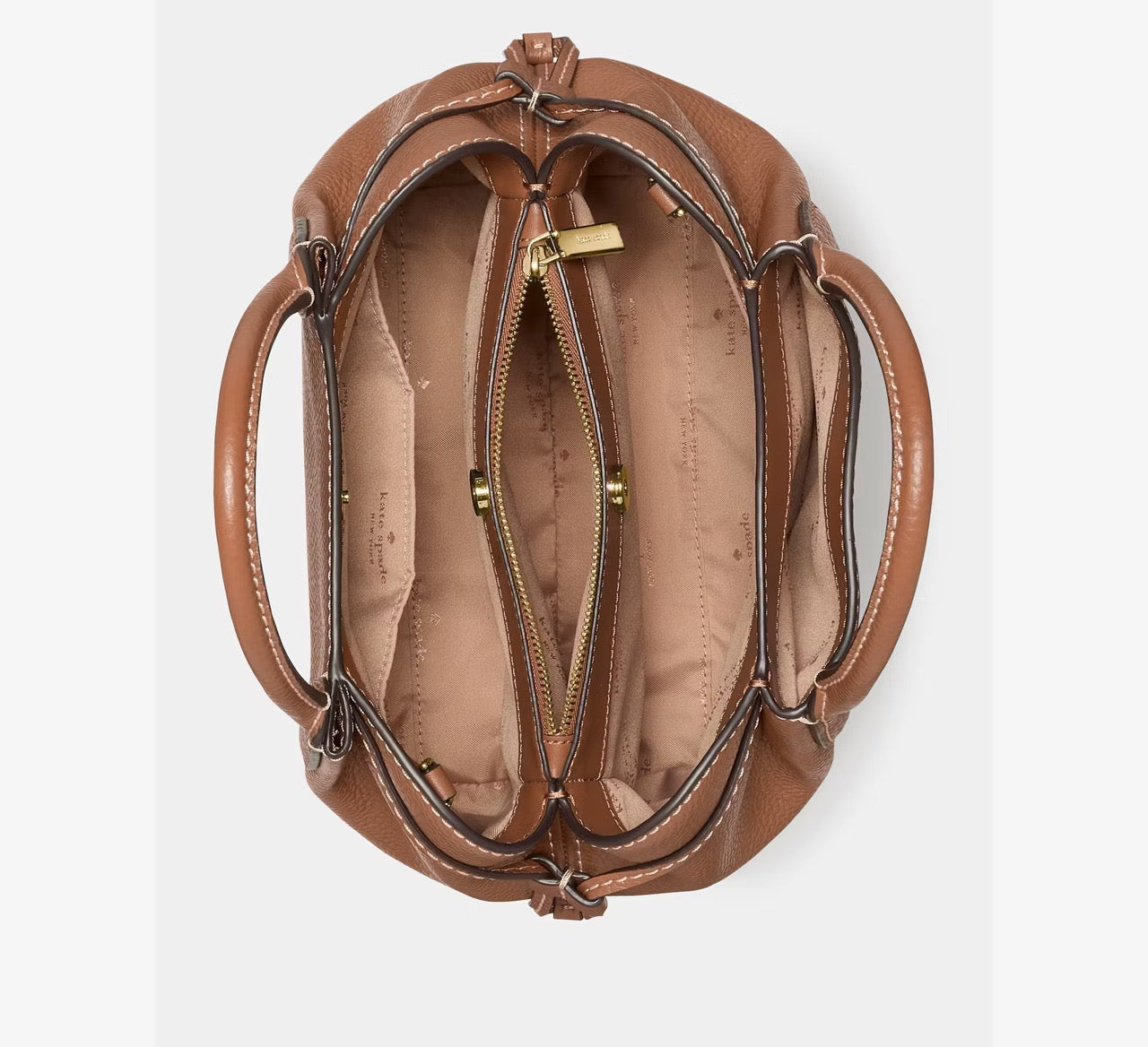 [READY STOCK MY] Kate Spade Dumpling Satchel Bag in Warm Ginger (KP933)