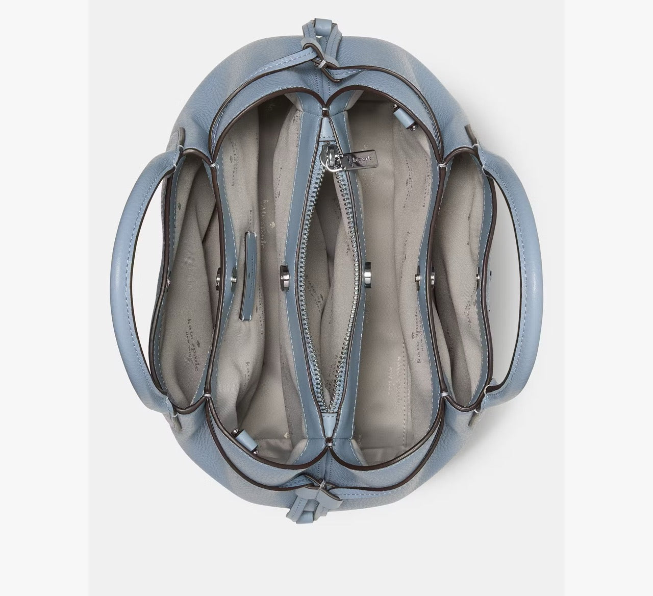 [INCOMING ETA 30 DAYS] Kate Spade Dumpling Small Satchel Bag in Muted Blue (K8135)