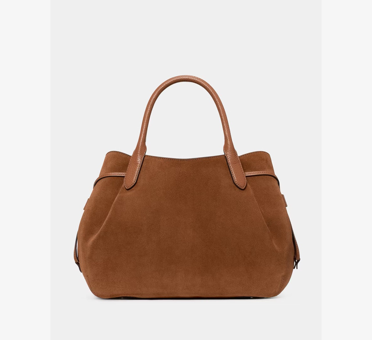 [READY STOCK MY] Kate Spade Dumpling Suede Large Satchel in Warm Ginger (KP030)