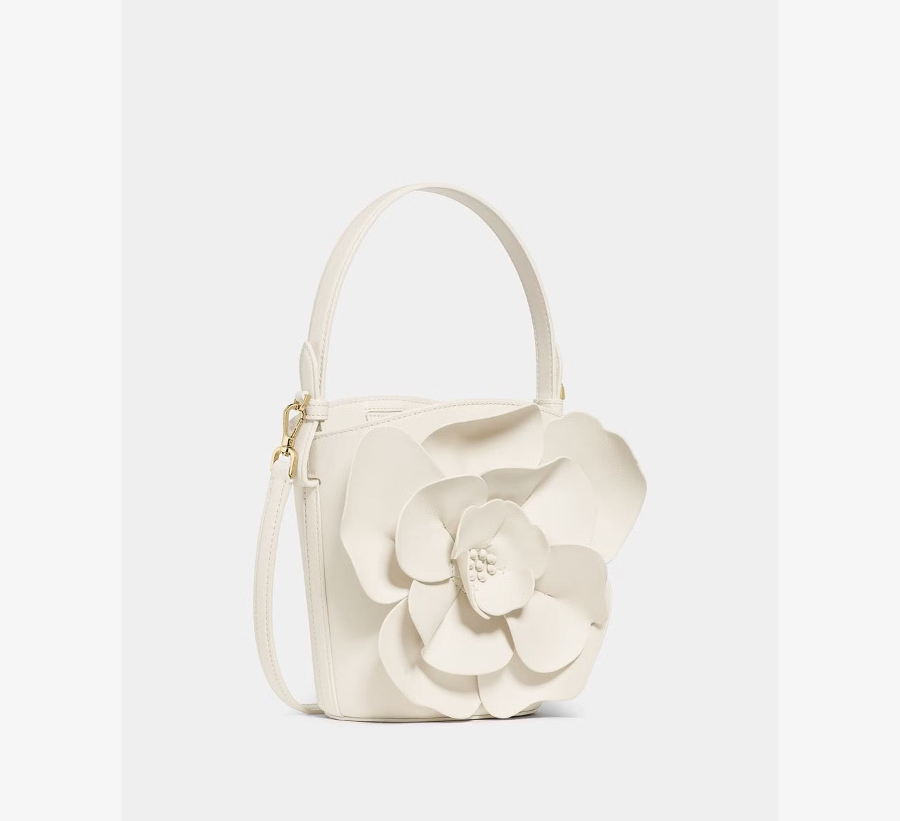 [WEB EXCLUSIVE][INCOMING ETA 30 DAYS] Kate Spade Flora Bucket Bag in Meringue (KO474)