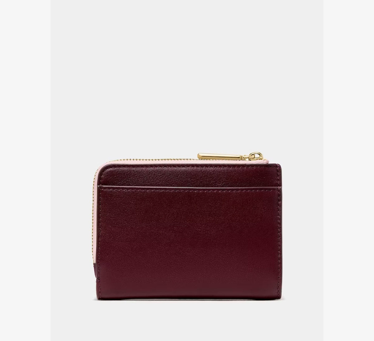[WEB EXCLUSIVE][READY STOCK MY] Kate Spade Floral Interior Small L-zip Wallet in Grenache (KP325)