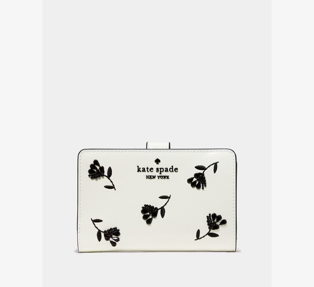 [READY STOCK MY] Kate Spade Floral Medium Bifold Wallet in Meringue Multi (KN749)