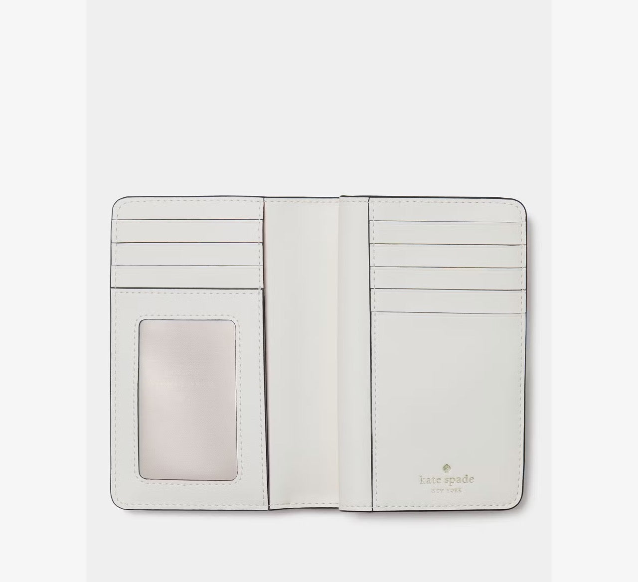 [READY STOCK MY] Kate Spade Floral Medium Bifold Wallet in Meringue Multi (KN749)