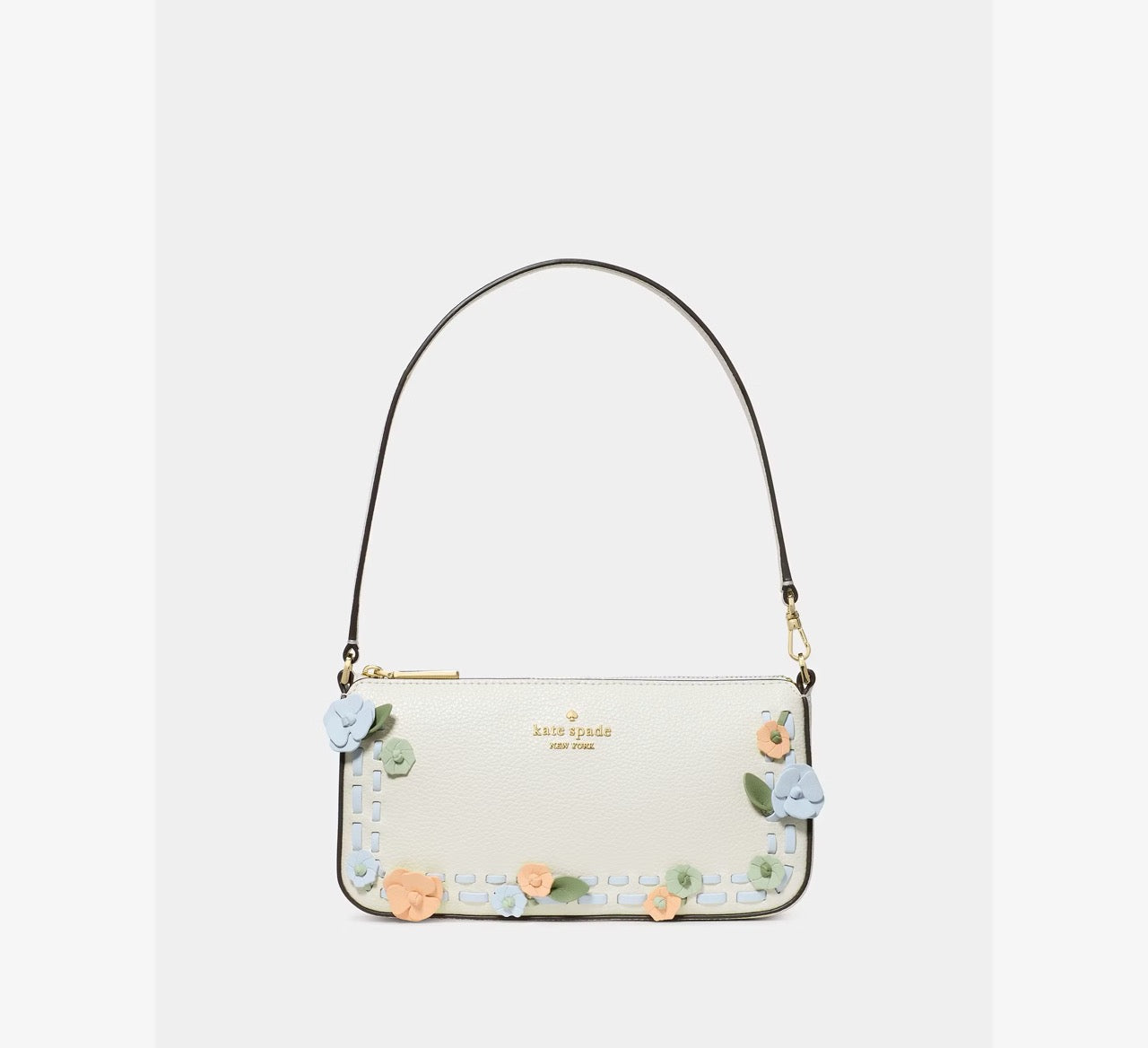 [WEB EXCLUSIVE][READY STOCK MY] Kate Spade Gemini Floral Pochette in Meringue Multi (KO484)