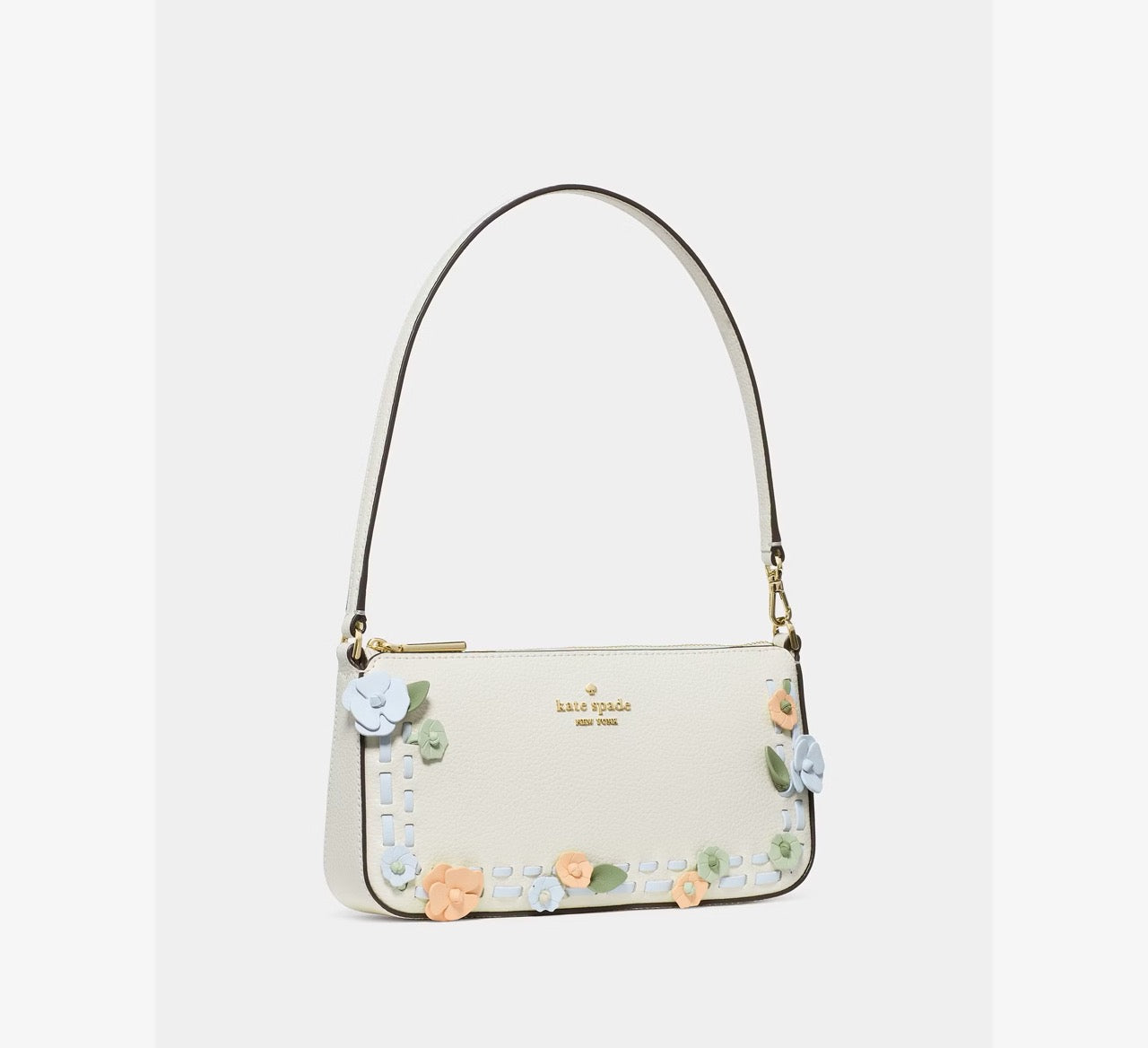 [WEB EXCLUSIVE][READY STOCK MY] Kate Spade Gemini Floral Pochette in Meringue Multi (KO484)