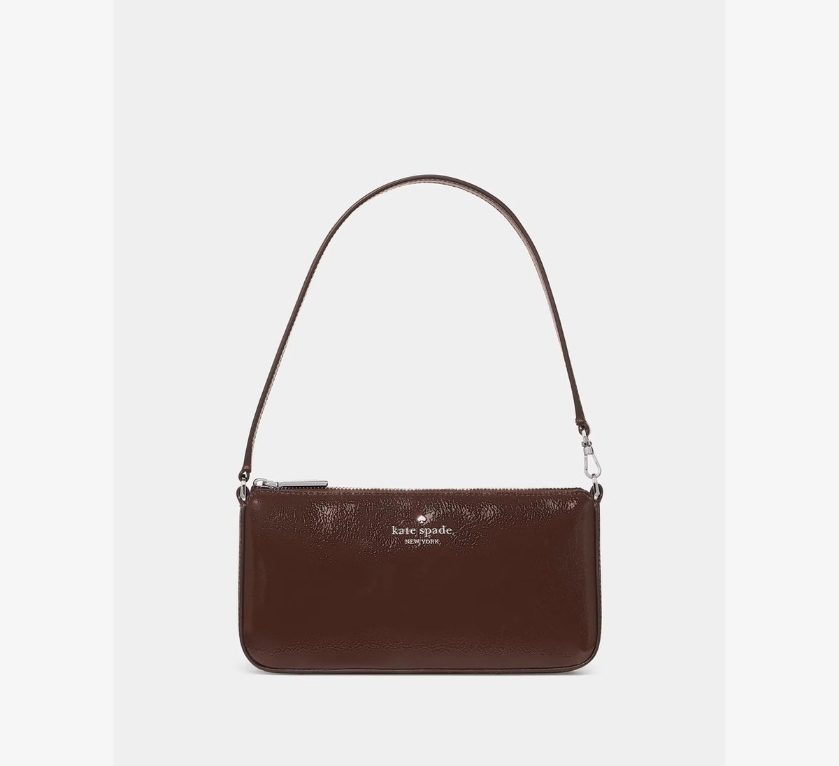 [INCOMING ETA 30 DAYS] Kate Spade Gemini Shiny Leather Mini Bag in Hot Fudge (KP135)