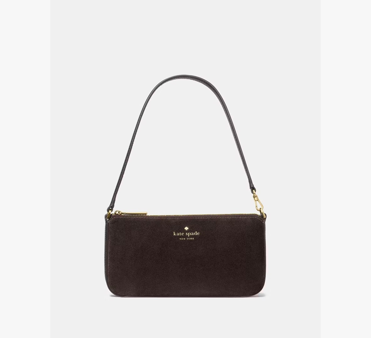 [INCOMING ETA 30 DAYS] Kate Spade Gemini Suede Convertible Wristlet in Hot Fudge (KM609)