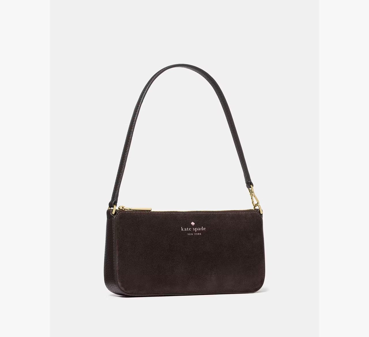 [INCOMING ETA 30 DAYS] Kate Spade Gemini Suede Convertible Wristlet in Hot Fudge (KM609)