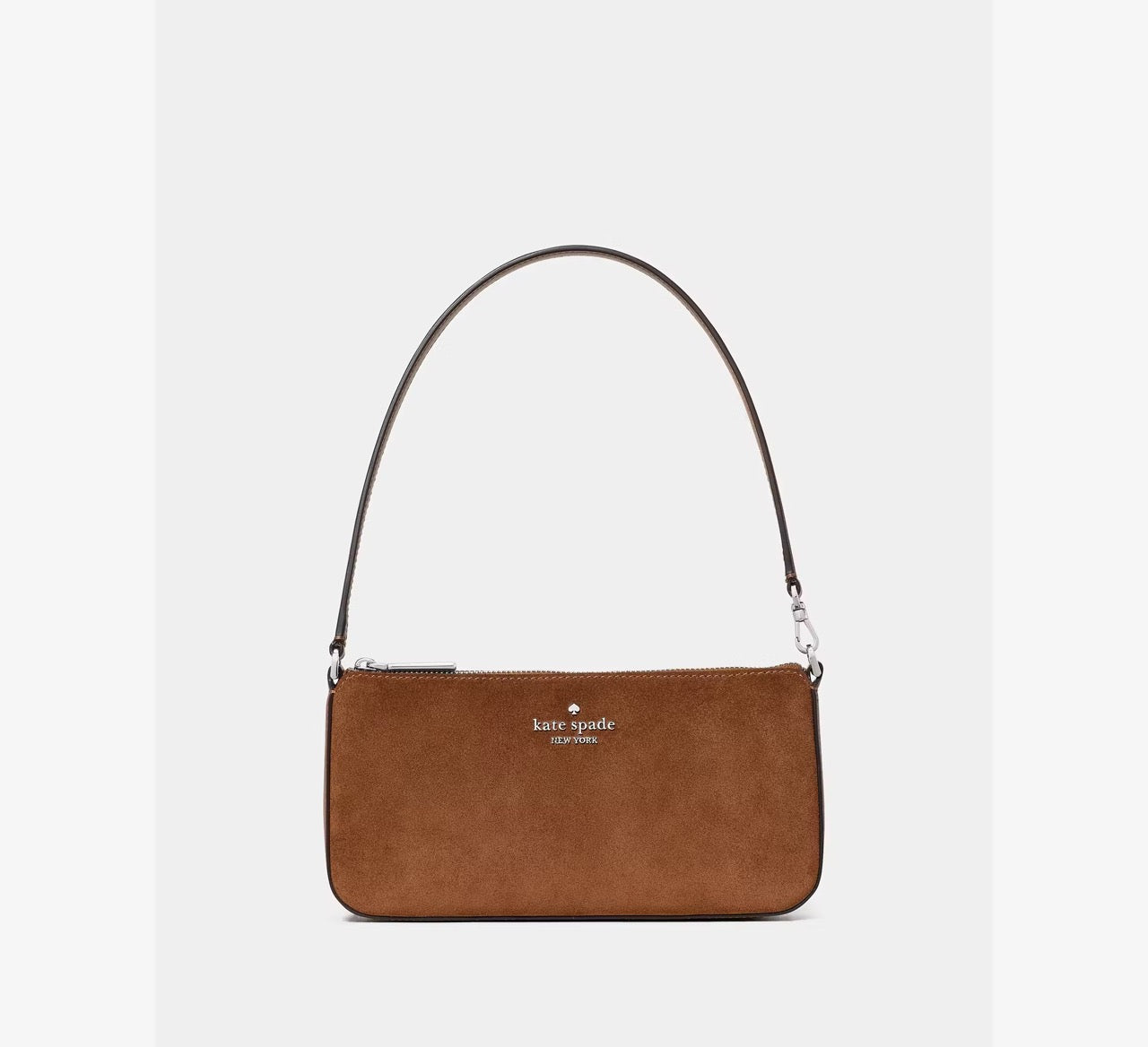 [READY STOCK MY] Kate Spade Gemini Suede Pochette In Warm Ginger (KP533)