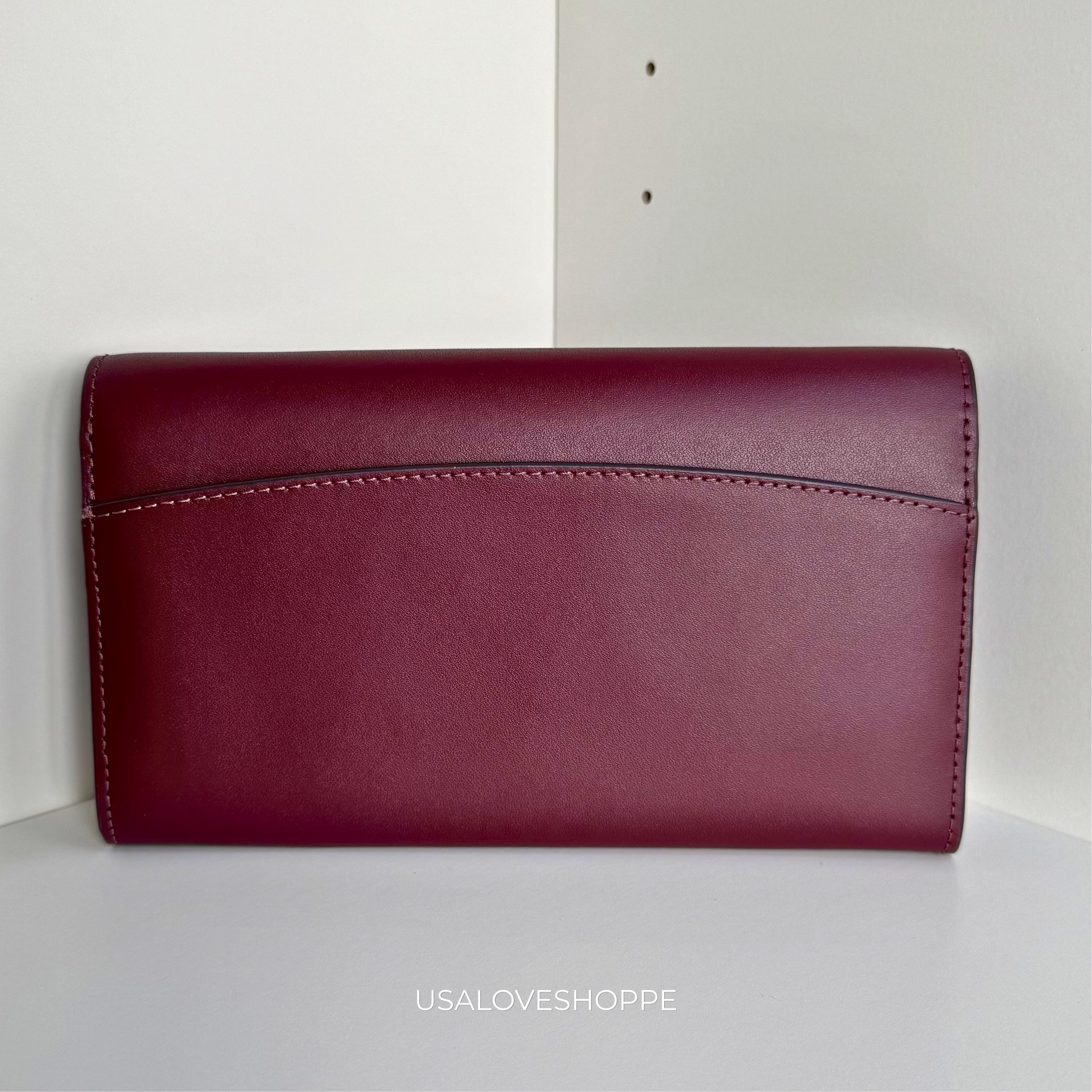 [READY STOCK MY] Kate Spade Gemma Crossbody in Dark Merlot (WLR00552)