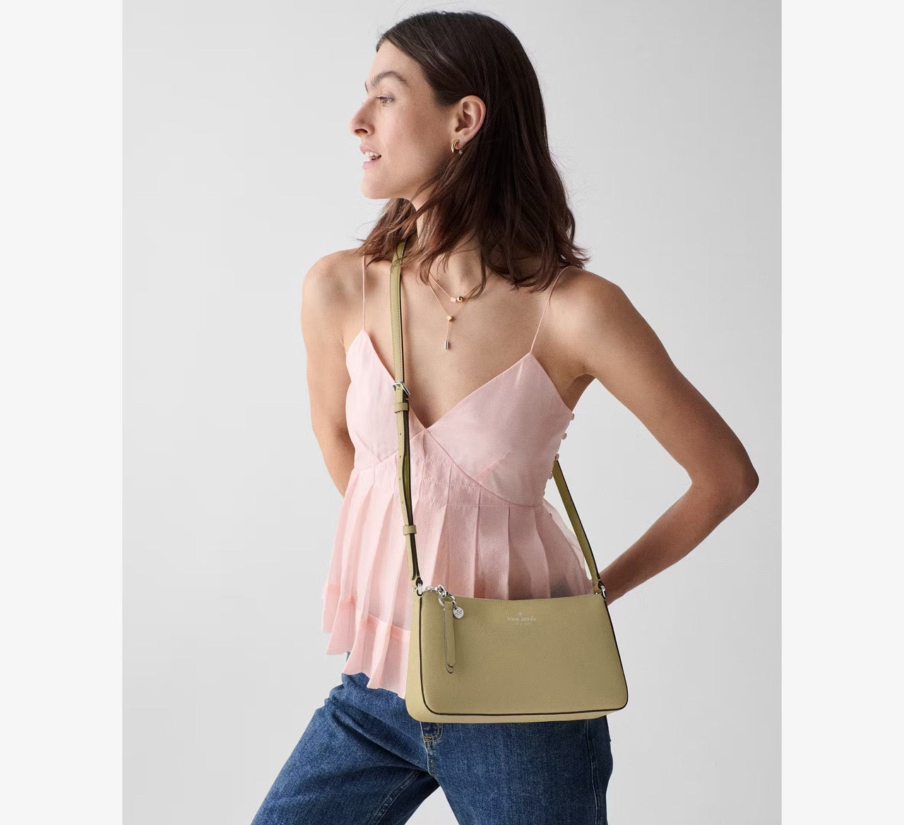 [WEB EXCLUSIVE][READY STOCK MY] Kate Spade Ginnie Crossbody Bag in Elm (KK311)