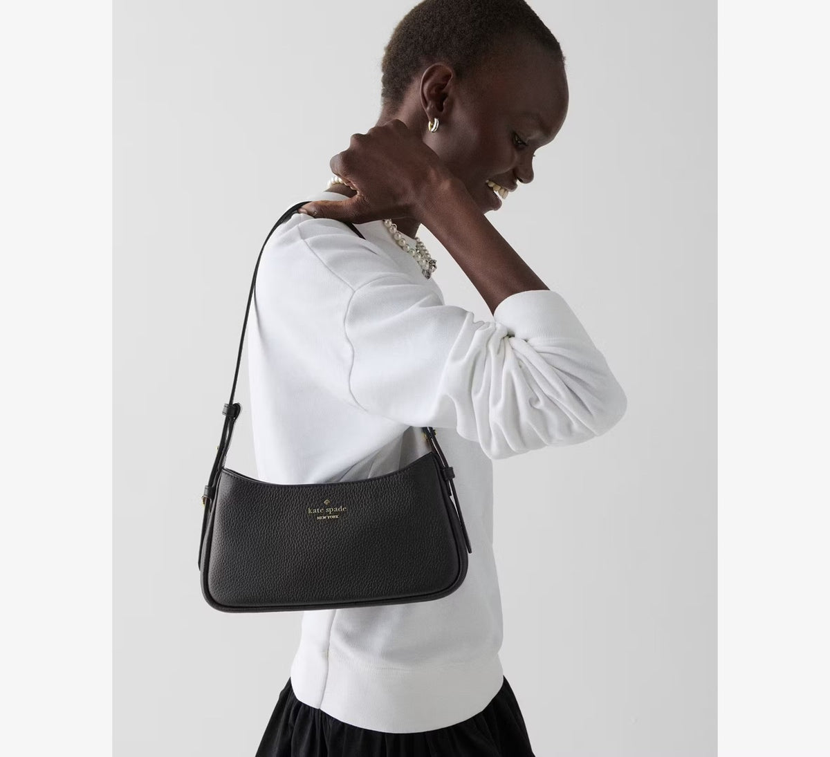[READY STOCK MY] Kate Spade Juliette Small Shoulder Bag in Black (KM545)