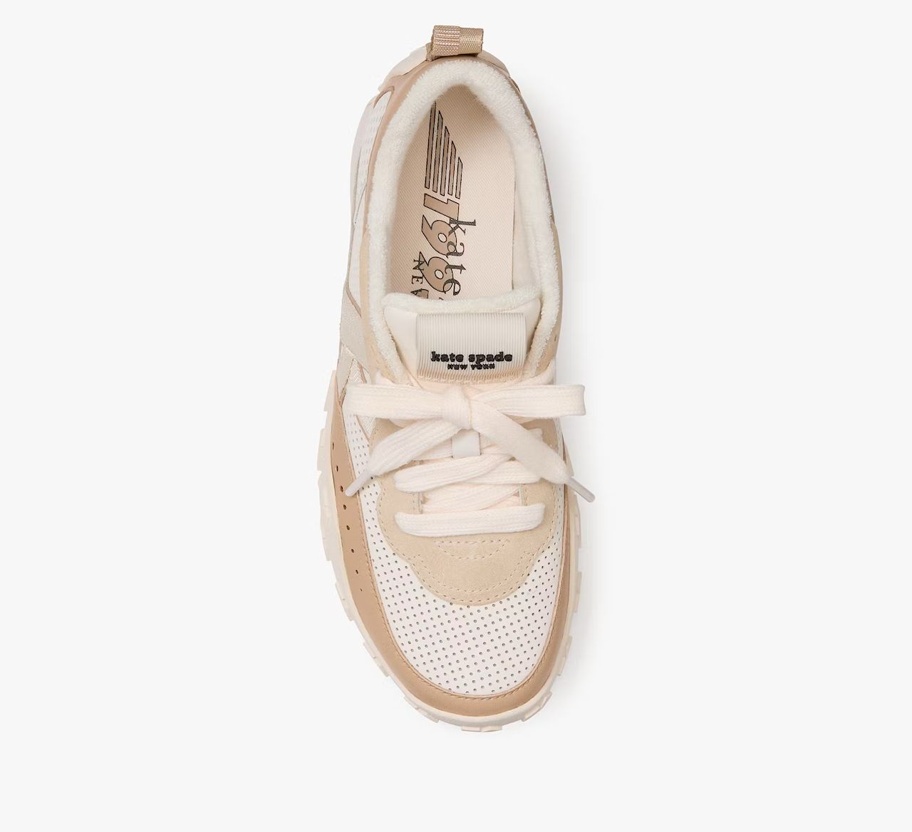 [INCOMING ETA 30 DAYS] Kate Spade K As Sneakers in Cream/Beach Sand (FK)(KL219)