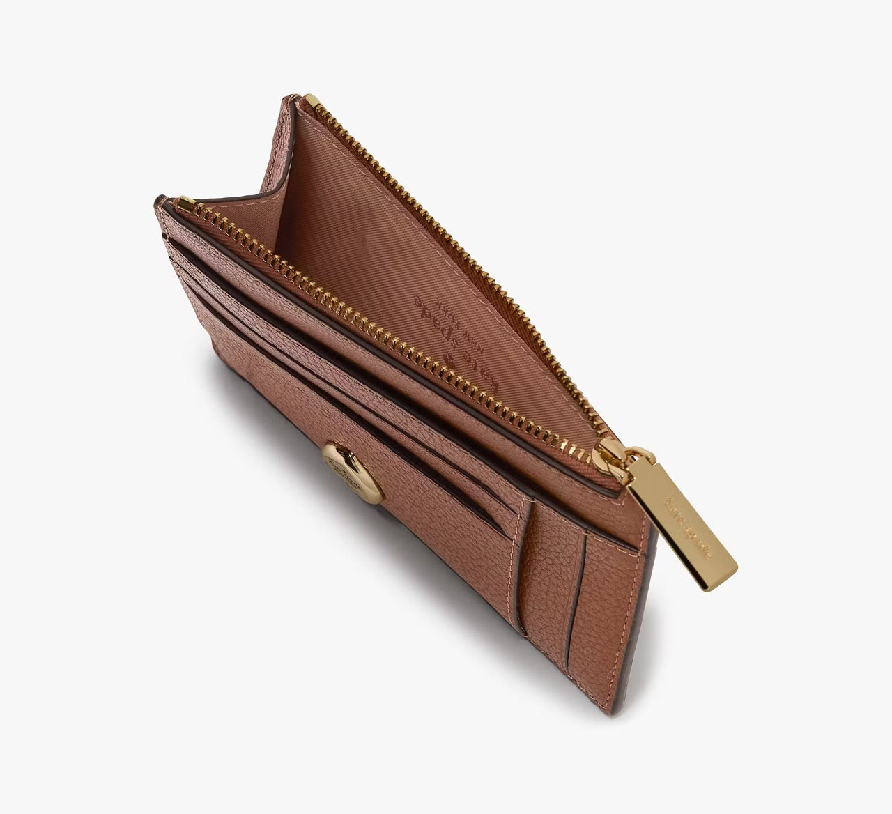 [READY STOCK MY] Kate Spade Kayla Large Slim Cardholder in Warm Ginger (KL837)