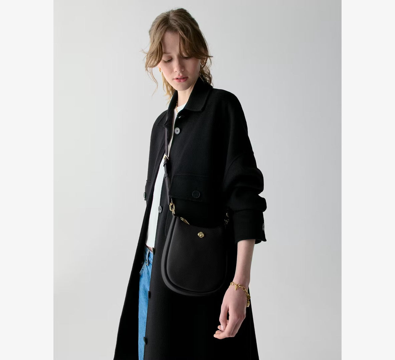 [READY STOCK MY] Kate Spade Kayla Small Crossbody Bag in Black (KL805)