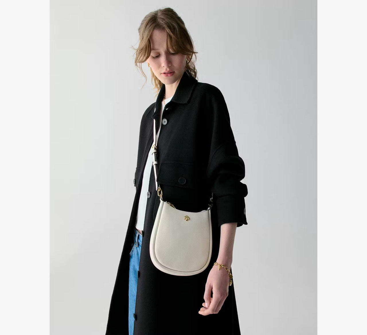 [WEB EXCLUSIVE][READY STOCK MY] Kate Spade Kayla Small Crossbody Bag in Meringue (KL805)