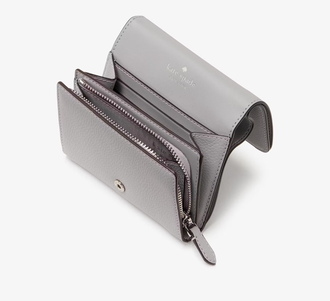 [INCOMING ETA 30 DAYS] Kate Spade Kayla Small L-Zip Wallet in Mountain Grey (KK056)
