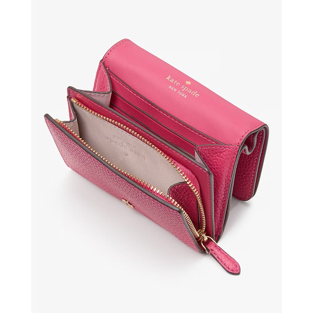 [INCOMING ETA 30 DAYS] Kate Spade Kayla Small L-Zip Wallet in Rose Oil (KK056)