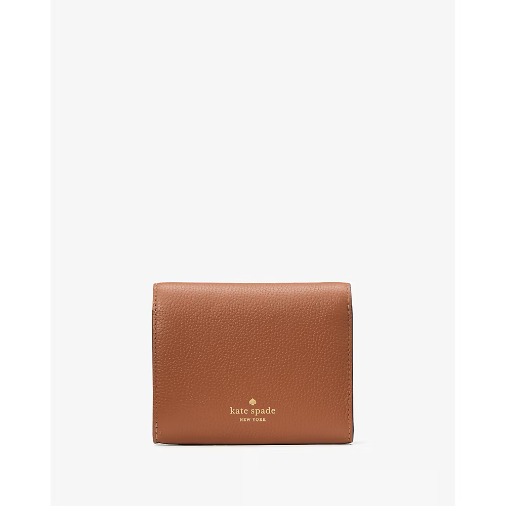 Kate Spade Kayla Small L-zip Wallet in Warm Ginger (KK056)