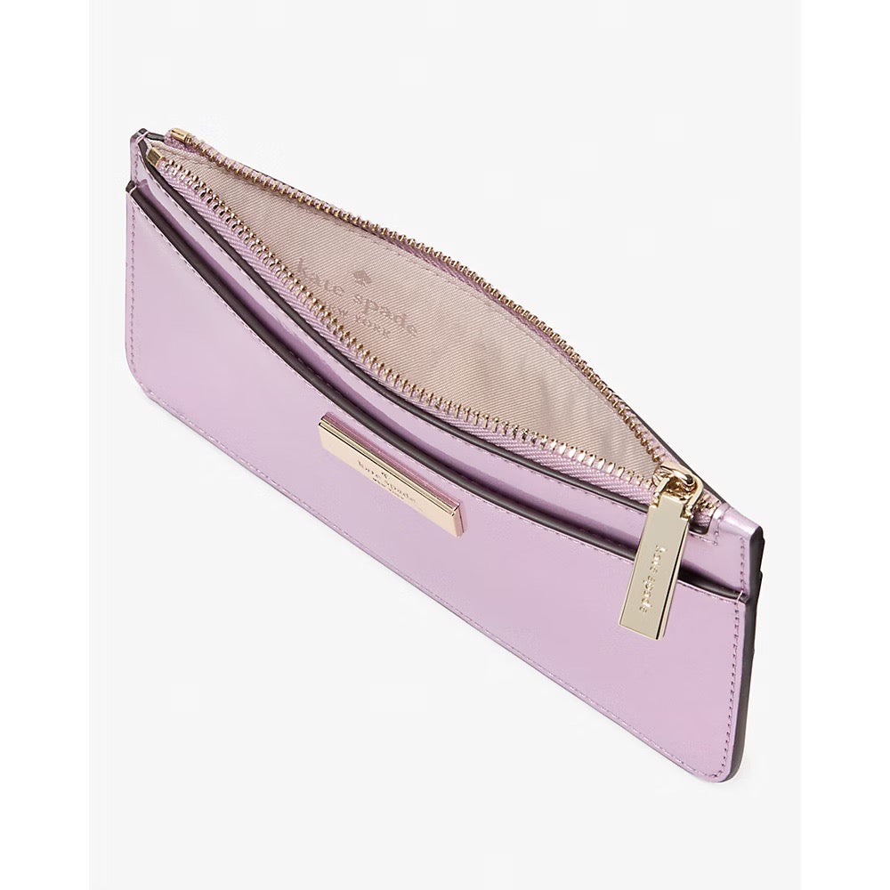 Kate Spade Kenzie Boxed Large Slim Cardholder in Quartz Pink (KJ013)