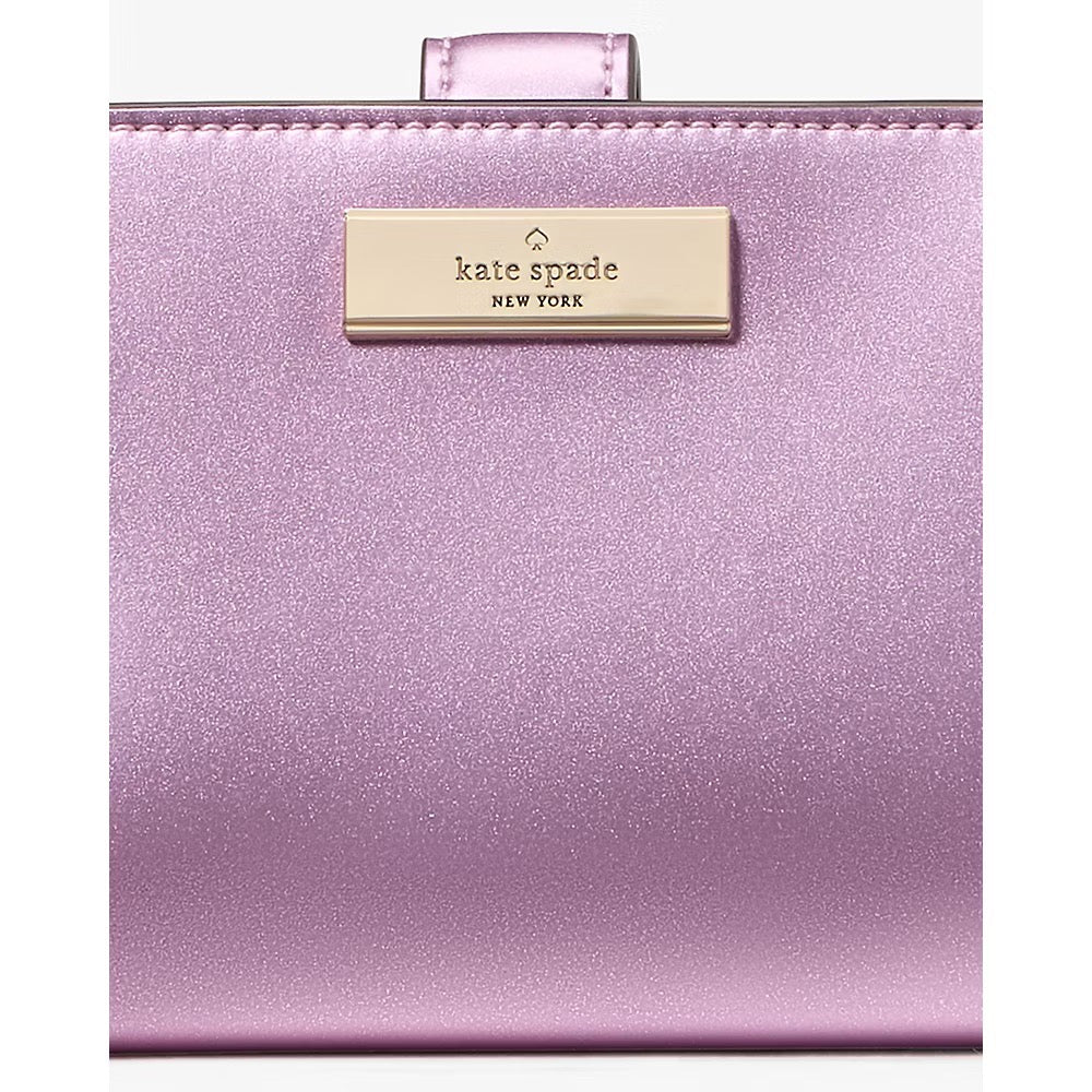 Kate Spade Kenzie Boxed Medium Compact Wallet in Quartz Pink (KJ014)