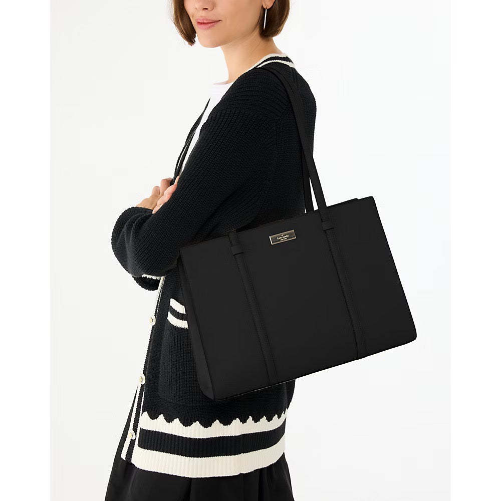 [READY STOCK MY] Kate Spade Kenzie Kenzie Limited Edition Large Tote in Black (KI927)