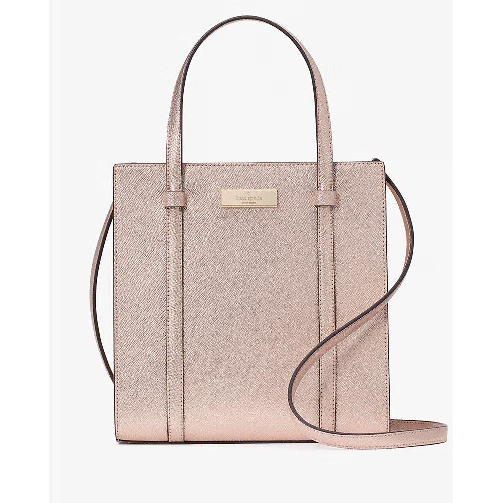 [INCOMING ETA 30 DAYS] Kate Spade Kenzie Limited Edition Metallic Small Tote in Rosegold (KI916)