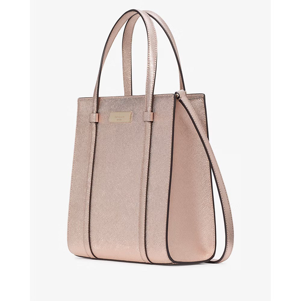 [INCOMING ETA 30 DAYS] Kate Spade Kenzie Limited Edition Metallic Small Tote in Rosegold (KI916)