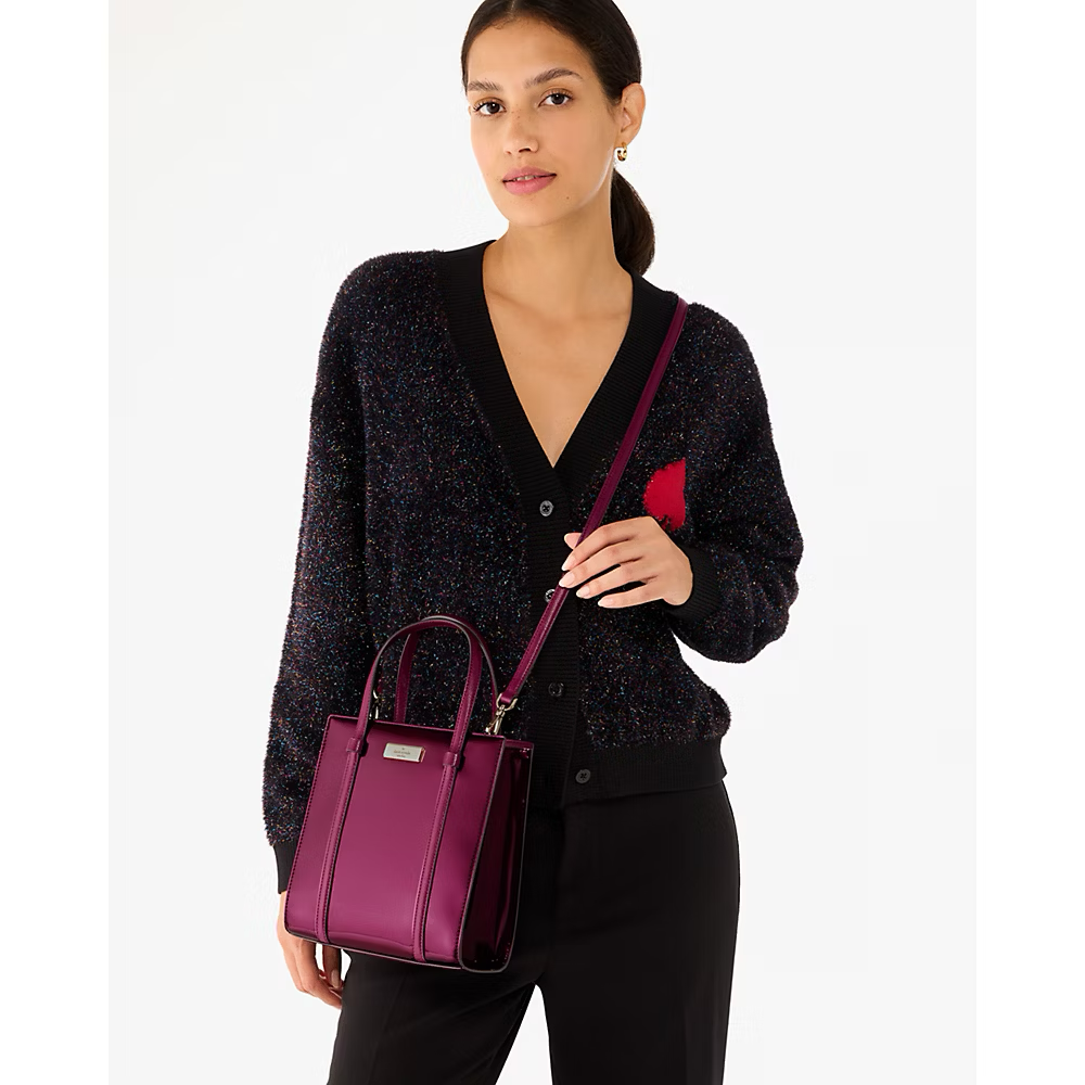 [INCOMING 30 DAYS] Kate Spade Kenzie Small Tote In Dark Raspberry (KI956)