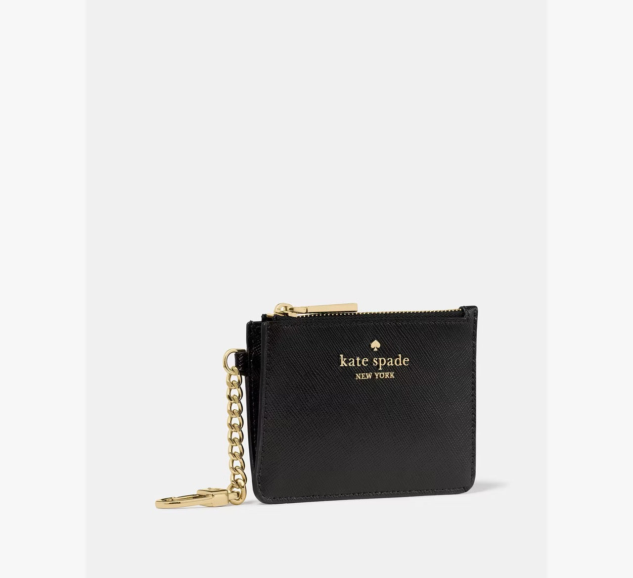 [READY STOCK MY] Kate Spade Key Ring Card Holder in Black (KN771)