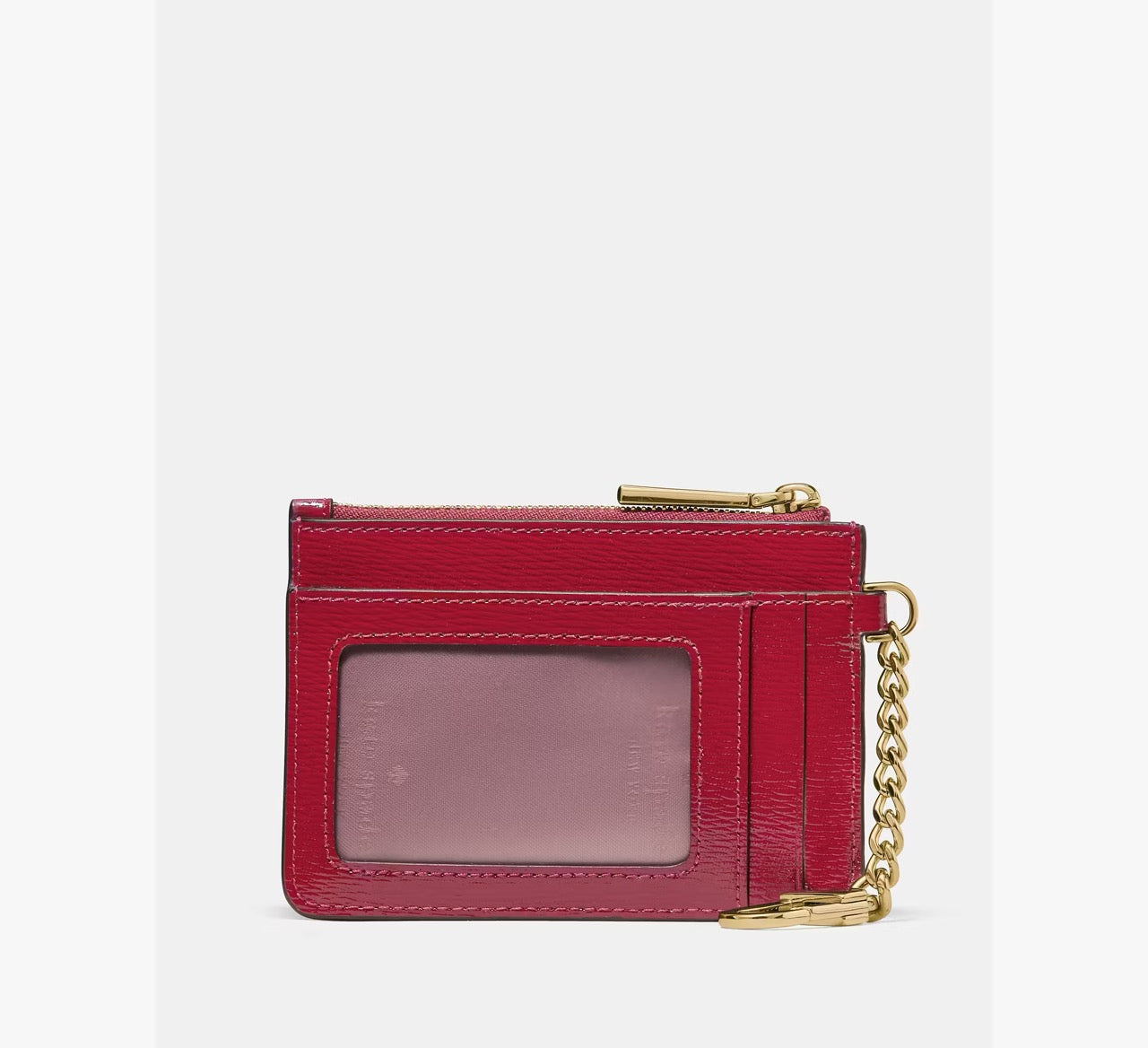 [READY STOCK MY] Kate Spade Key Ring Card Holder in Red Jam (KN868)