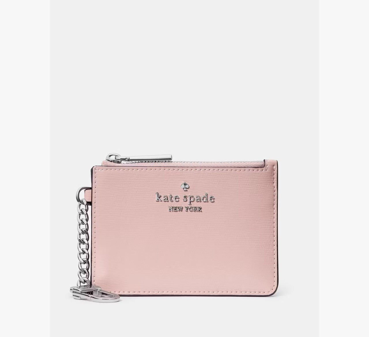 [READY STOCK MY] Kate Spade Key Ring Card Holder in Tutu Pink (KN868)