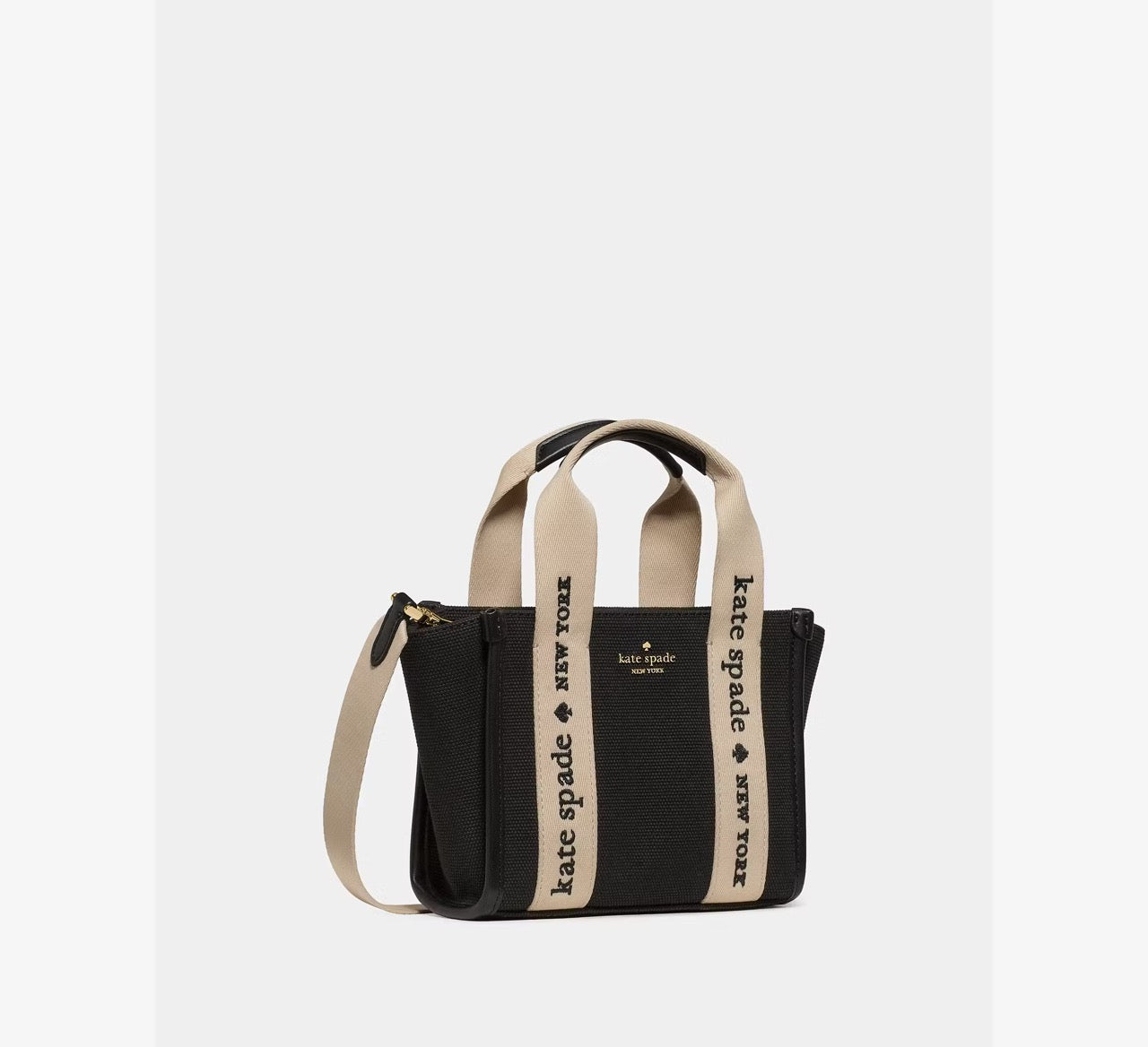 [INCOMING ETA 30 DAYS] Kate Spade Kip Canvas Mini Tote Bag in Black (KL062)