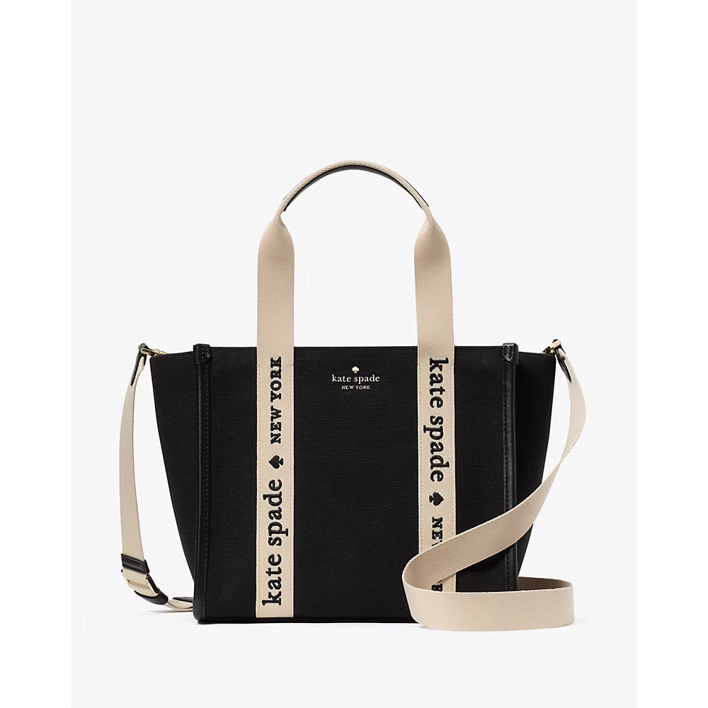 [INCOMING ETA 30 DAYS] Kate Spade Kip Canvas Small Tote in Black (KG767)