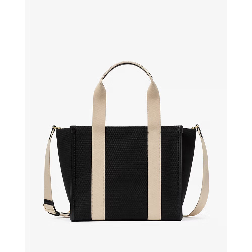 [INCOMING ETA 30 DAYS] Kate Spade Kip Canvas Small Tote in Black (KG767)