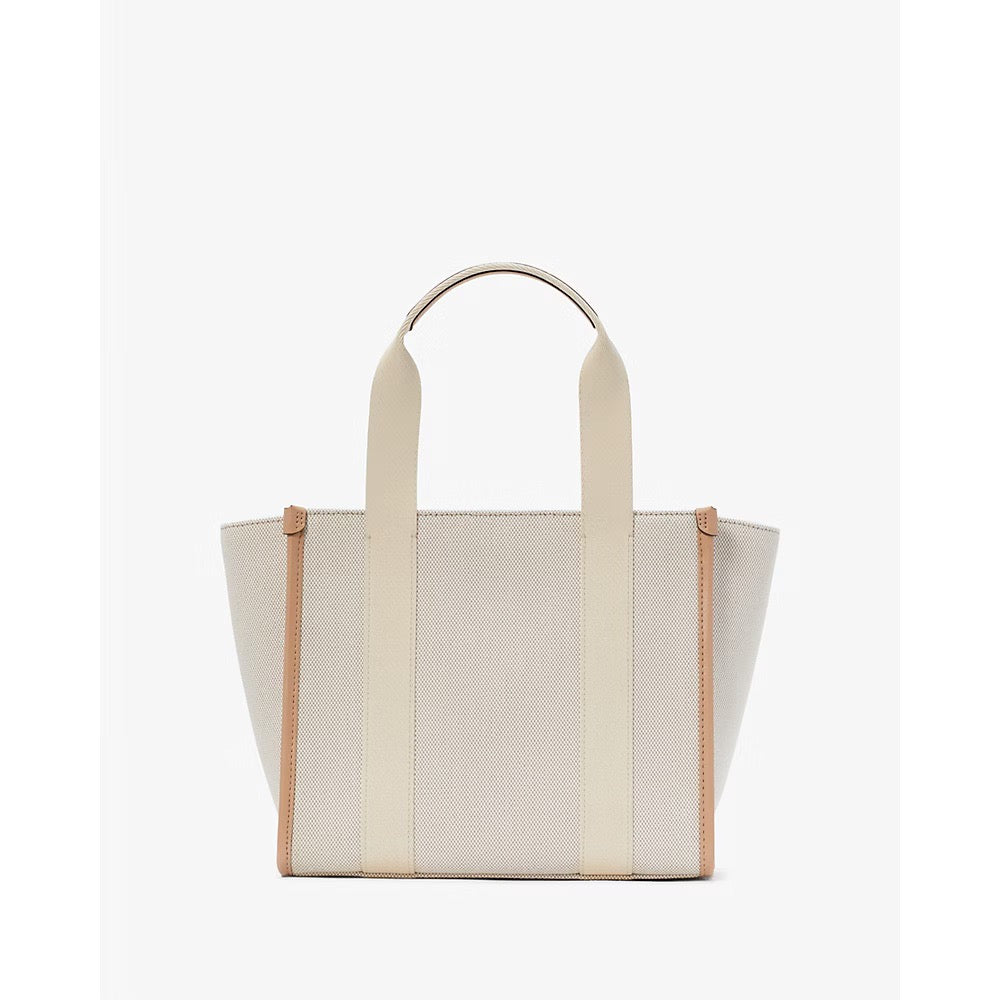 [READY STOCK MY] Kate Spade Kip Canvas Small Tote in Light Fawn Multi (KG767)