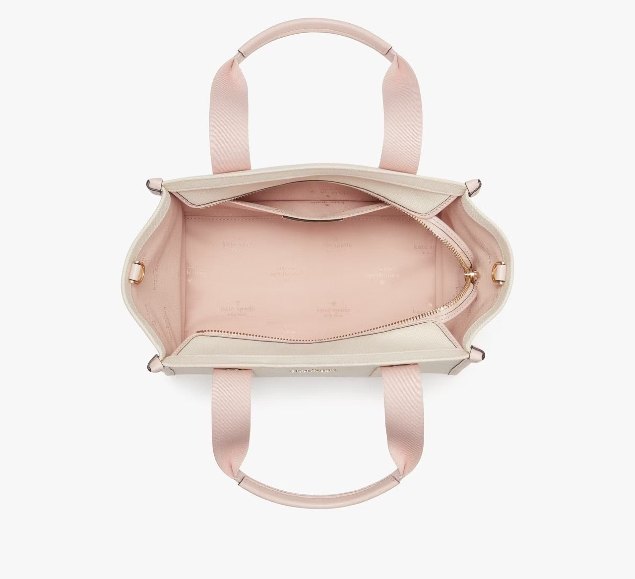 [INCOMING ETA 30 DAYS] Kate Spade Kip Canvas Small Tote in Rose Smoke (KG767)